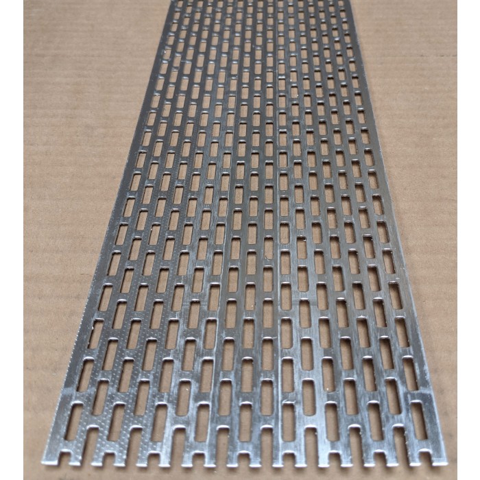 Wemico 100m x 100m x 2.5m Black Aluminium Ventilation Strip (1 length)