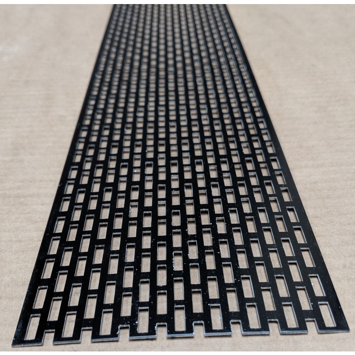 Wemico 100mm Aluminium Black Coated Ventilation Profile