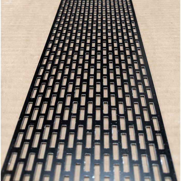 Wemico 100mm Aluminium Black Coated Ventilation Profile