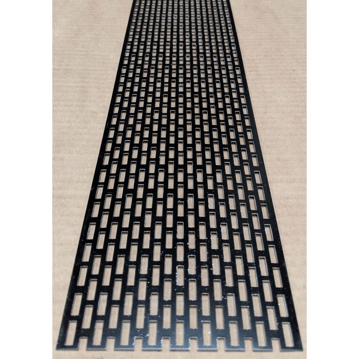 Wemico 100mm Aluminium Black Coated Ventilation Profile