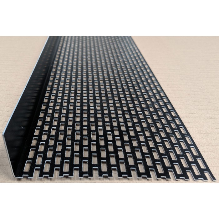 Wemico 30mm X 120mm Aluminium Black Coated Ventilation Angle (1 length)