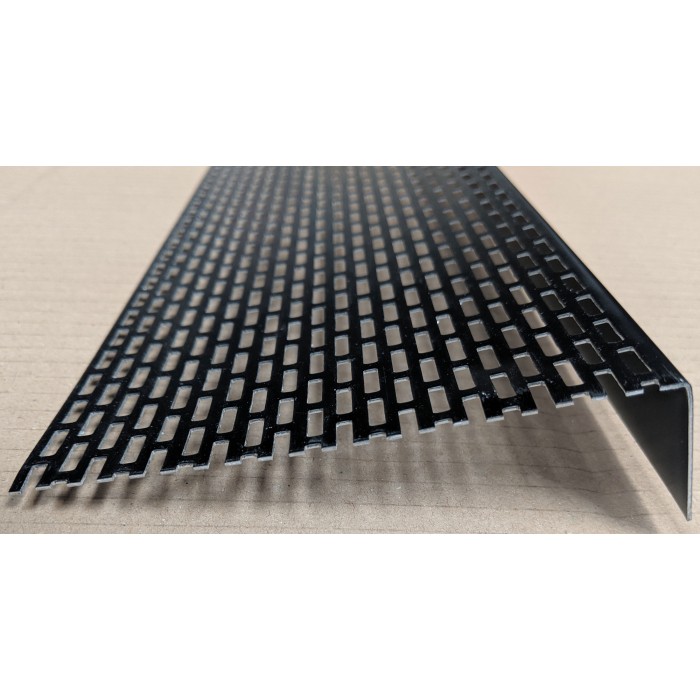 Wemico 30mm X 120mm Aluminium Black Coated Ventilation Angle (1 length)