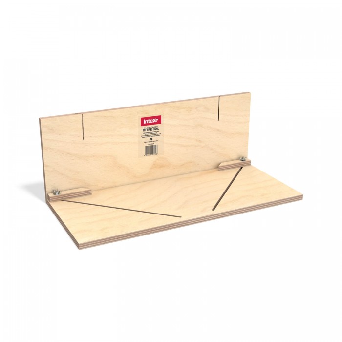 Intex PlasterX Adjustable Wooden ‘L-Shape’ Mitre Box (370mm wide Cornice)