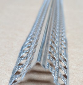 Aluminium Thin Coat Corner Bead 23.5mm x 23.5mm x 3mm x 0.45mm x 2.5m 1 length