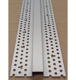 Trim-Tex silver PVC architectural reveal bead 12.7mm x 12.7mm x 3.05m AS5110S