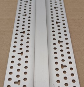 Trim-Tex silver PVC architectural reveal bead 12.7mm x 12.7mm x 3.05m AS5110S