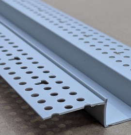 Trim-Tex Silver PVC Architectural Reveal Bead 12.7mm x 19mm x 3.05m AS5210S