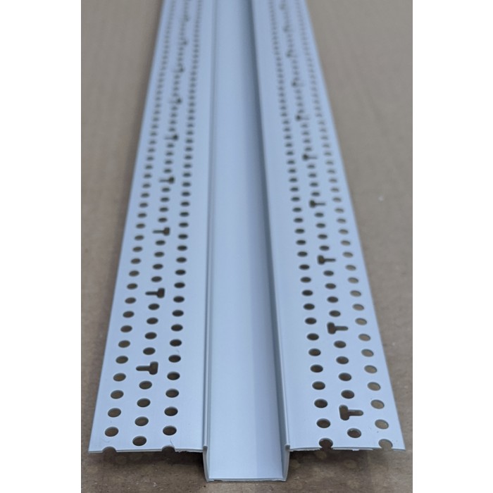 Trim-Tex Silver PVC Architectural Reveal Bead 12.7mm x 19mm x 3.05m AS5210S
