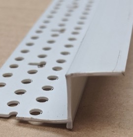 Trim-Tex 12mm Shadow Gap White PVC Feature Bead Profile 12.5mm x 12mm x 305cm 1 length AS5510