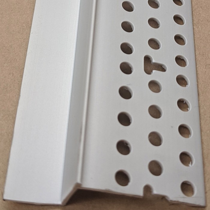Trim-Tex 12mm Shadow Gap White PVC Feature Bead Profile 12.5mm x 12mm x 305cm 1 length AS5510