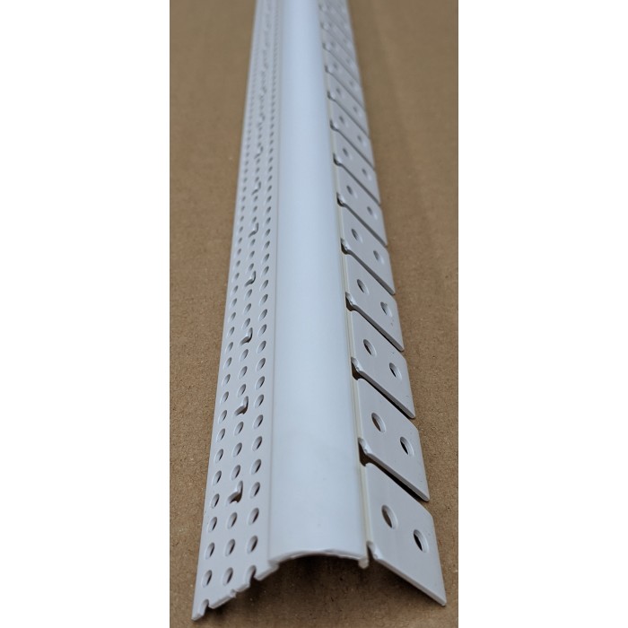 Trim-Tex 350 Bullnose Archway Bead White PVC 3m 1 Length 35020