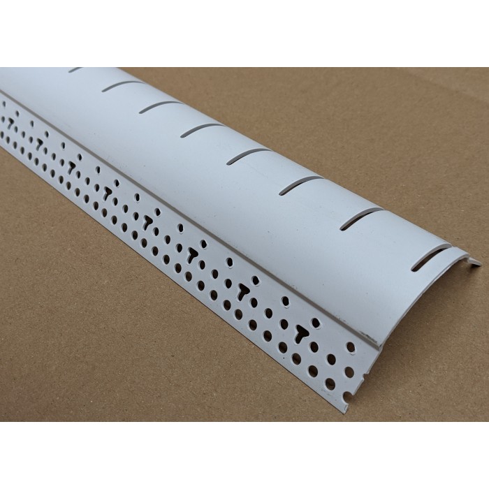 Trim-Tex White PVC Bullnose Outside Archway Corner Bead 3m 1 Length 7199