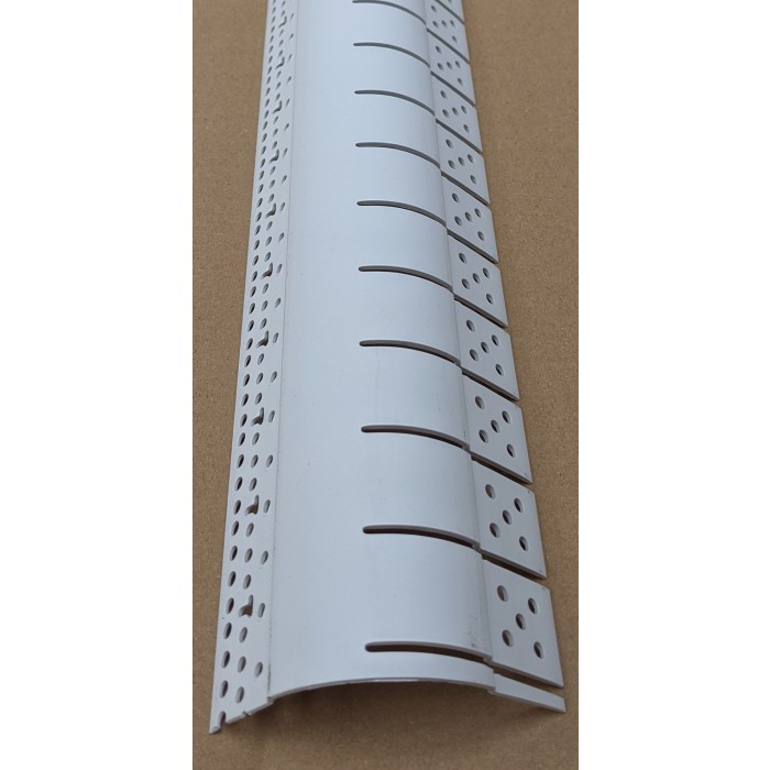 Trim-Tex White PVC Bullnose Outside Archway Corner Bead 3m 1 Length 7199