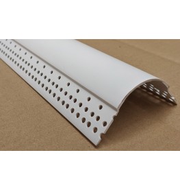 Trim-Tex White PVC Bullnose Outside Corner Bead 3m 1 Length 7099