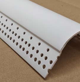 Trim-Tex White PVC Bullnose Outside Corner Bead 3m 1 Length 7099