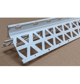 White PVC Corner Bead 10 - 12mm Render Depth 3m 1 Length
