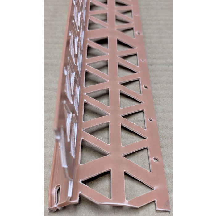 Terracotta PVC Corner Bead 10 - 12mm Render Depth 2.5m 1 Length
