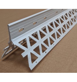 White PVC Corner Bead 15 - 17mm Render Depth 2.5m 1 Length