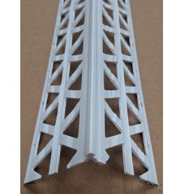 White PVC Corner Bead 6 - 8mm Render Depth 3m 1 Length