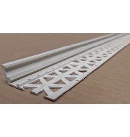 Ivory 6-12mm Render Depth PVC Drip / Bellcast Bead 2.5m 1 Length