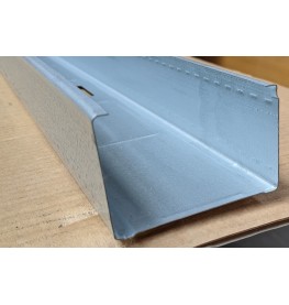 Protektor Galvanised Steel DIN Standard 0.6mm Stud Profile 74 x 0.6mm x 3m 1 Length