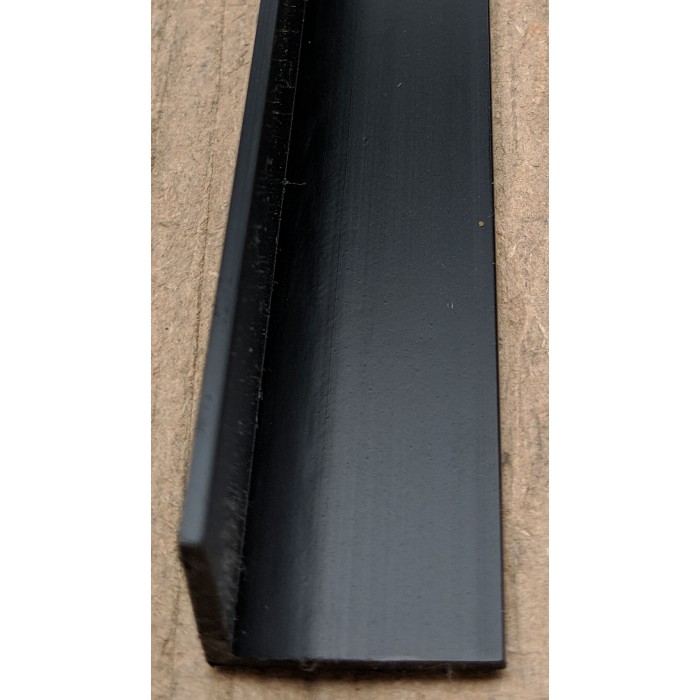 Wemico Black PVC 90 Degree Angle Facade Profile 25mm x 25mm x 2.0mm x 2.5m 1 Length