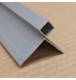 Protektor Aluminium Corner Bead for Facade Cladding 12.8mm x 3m Anodised Finish 1 Length