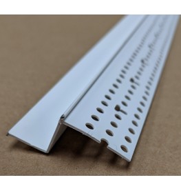 Trim-Tex 15mm Shadow Gap White PVC Feature Bead Profile 15mm x 15mm x 305cm 1 length AS6010