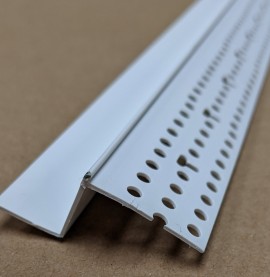 Trim-Tex 15mm Shadow Gap White PVC Feature Bead Profile 15mm x 15mm x 305cm 1 length AS6010