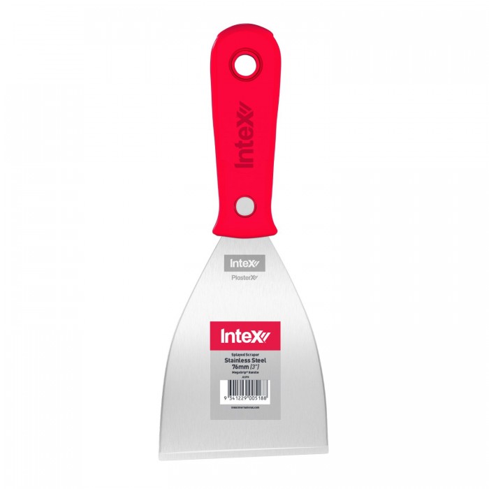 Intex Stainless Steel Splayed Scraper with Megagrip Handle 76mm J2270