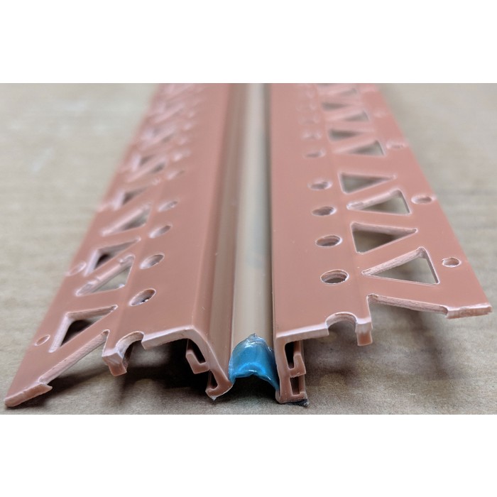 Terracotta 10 - 12mm Render Depth PVC Movement Bead 2.5m 1 Length