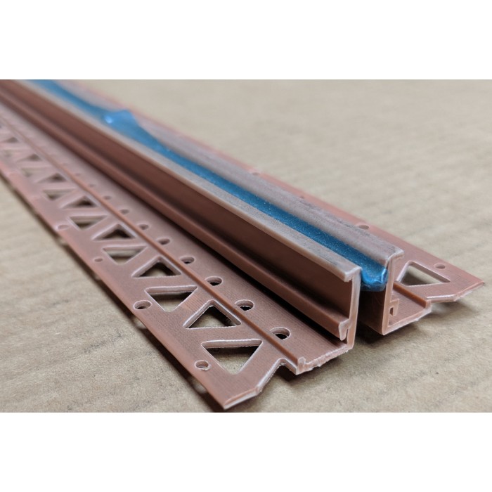 Terracotta 15 - 17mm Render Depth PVC Movement Bead 2.5m 1 Length