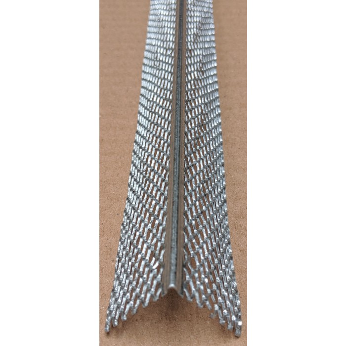 Protektor 3mm x 28mm x 300cm Galvanised Steel Mini Mesh Corner Bead Box 50