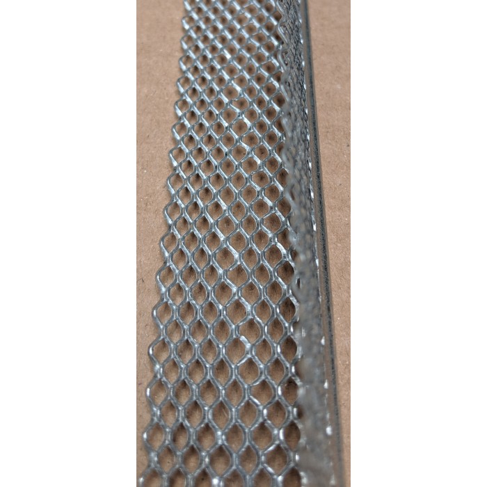 Protektor 3mm x 28mm x 300cm Galvanised Steel Mini Mesh Corner Bead Box 50