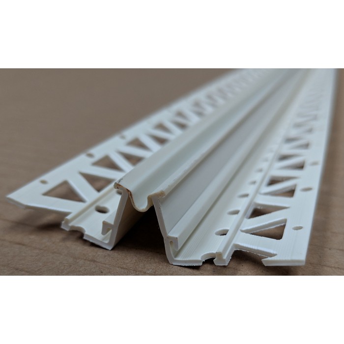 Ivory 10 - 12mm Render Depth PVC Movement Bead 2.5m 1 Length