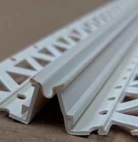 Ivory 10 - 12mm Render Depth PVC Movement Bead 2.5m 1 Length