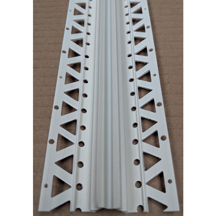 Ivory 10 - 12mm Render Depth PVC Movement Bead 2.5m 1 Length