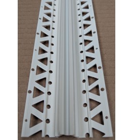 Ivory 13 - 15mm Render Depth PVC Movement Bead 2.5m 1 Length