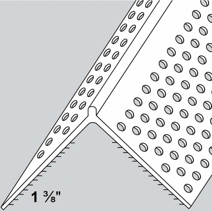 Trim-Tex Mud Set Rigid Low Profile Corner Bead 3m 1 Length