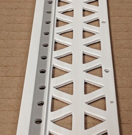 Ivory 20 - 22mm Render Depth PVC Stop Bead 42mm x 2.5m 1 Length