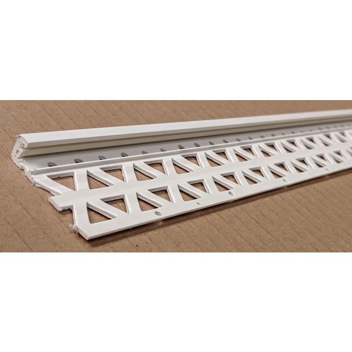 Ivory 20 - 22mm Render Depth PVC Stop Bead 42mm x 2.5m 1 Length