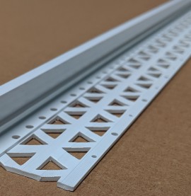 White 20 - 22mm Render Depth PVC Stop Bead 42mm x 2.5m 1 Length