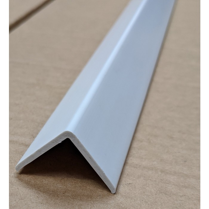 Trim-Tex White 25mm x 25mm x 2.4m PVC Corner Guard 1 Length