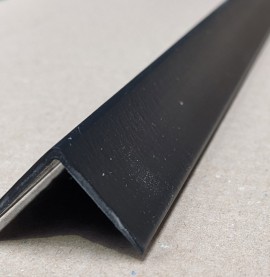 Trim-Tex Black 25mm x 25mm x 1.2m PVC Corner Guard 1 Length