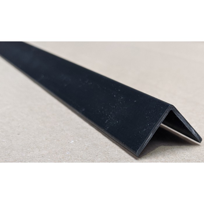 Trim-Tex Black 25mm x 25mm x 1.2m PVC Corner Guard 1 Length