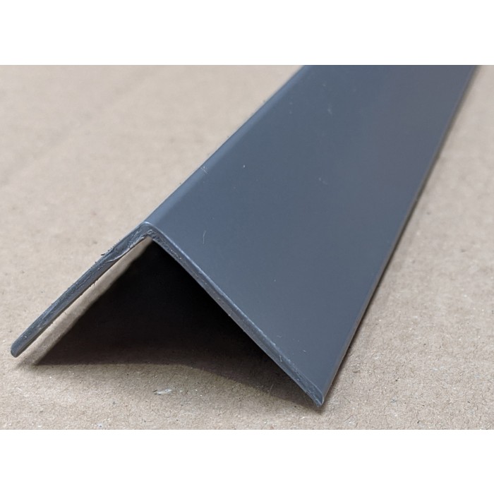 Trim-Tex Grey 38.1mm x 38.1mm x 2.4m PVC Corner Guard 1 Length