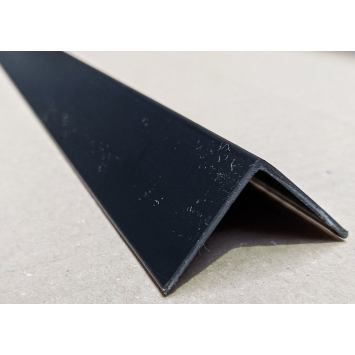 Trim-Tex Black 38.1mm x 38.1mm x 1.2m PVC Corner Guard 1 Length