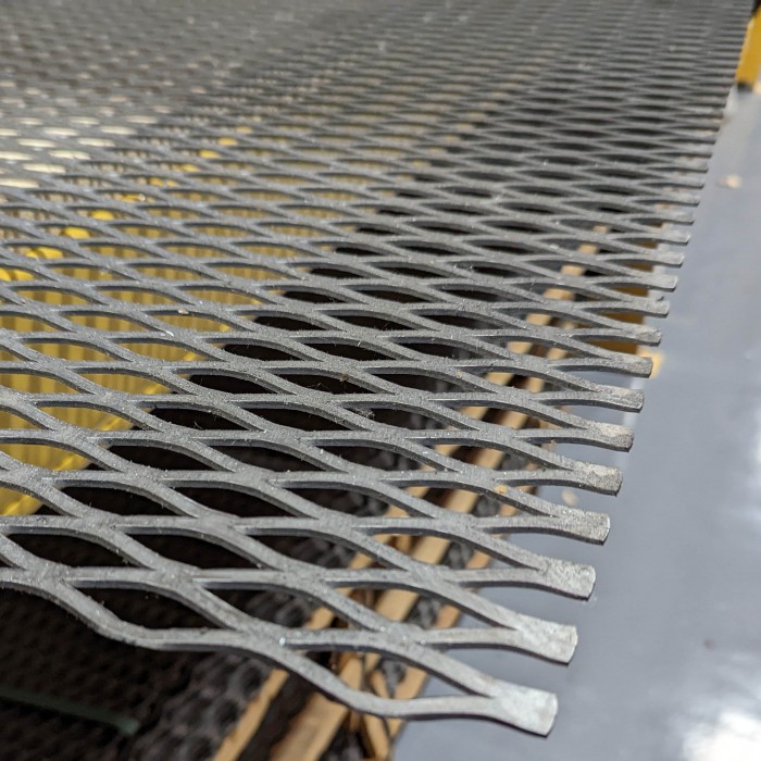 Mild Steel Security Mesh 2500mm x 1250mm x 2.7mm Thick 1 Sheet