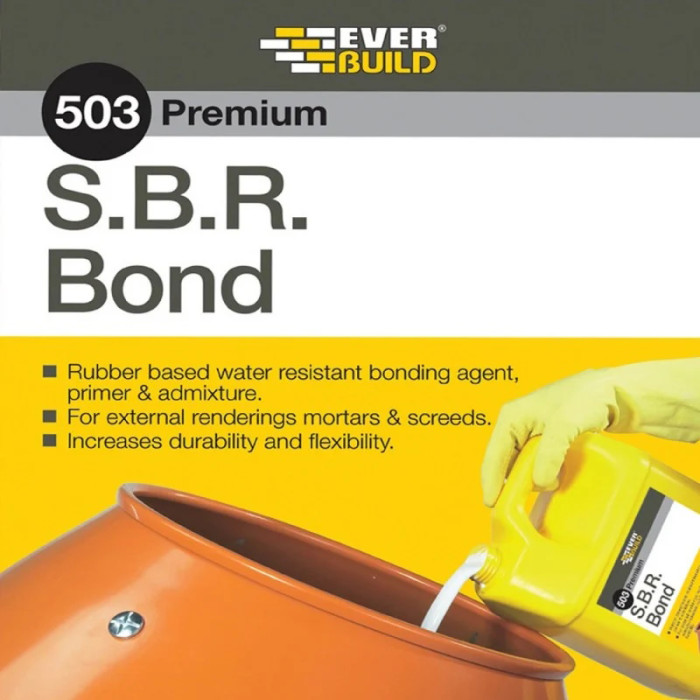 Everbuild Everbuild SBR Bond 503 SBR Waterproof Bonding Agent Primer 5 Litre