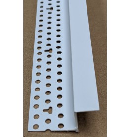 Trim-Tex Shadow Gap White PVC Feature Bead Profile 15mm x 12mm x 305cm 1 length AS5810